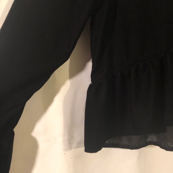 Black Velvet Witchy Top - Picture 3 of 5